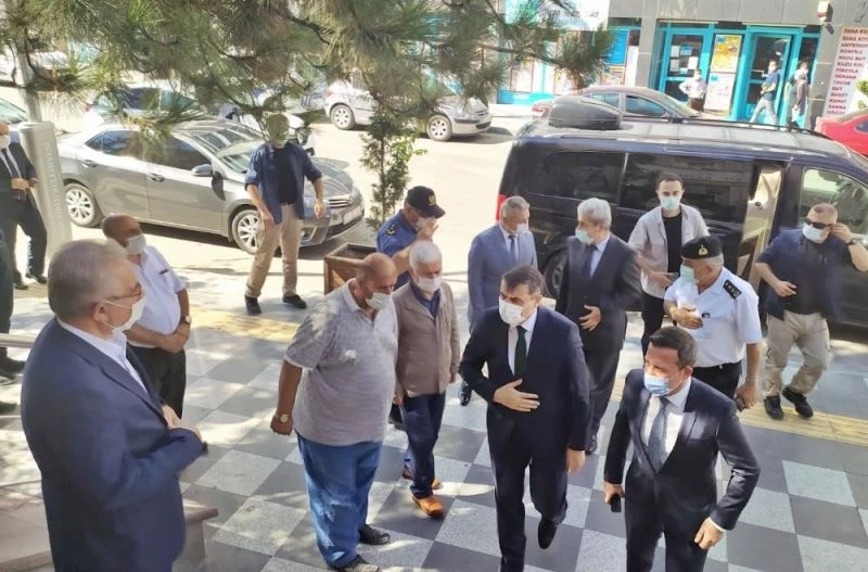 Vali Çiftçi’den kaymakam Görmüş’e ziyaret
