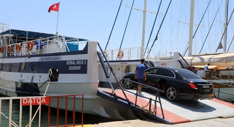 Bodrum-Datça feribot seferlerine yoğun ilgi
