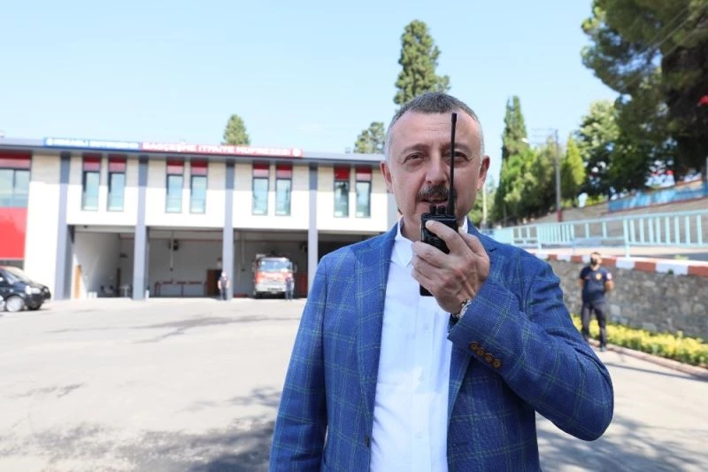 Başkan Büyükakın; “Olaylara altı dakikanın altında müdahale ediyoruz”
