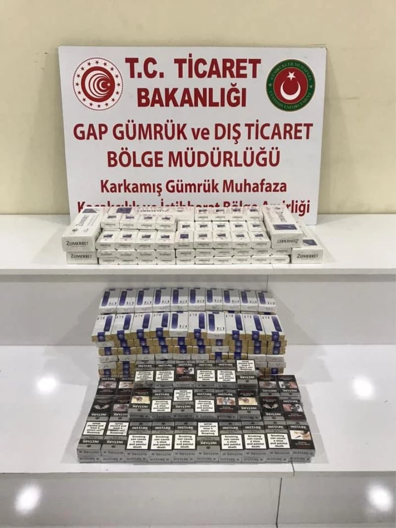 Sınır kapısında 910 paket kaçak sigara ele geçirildi
