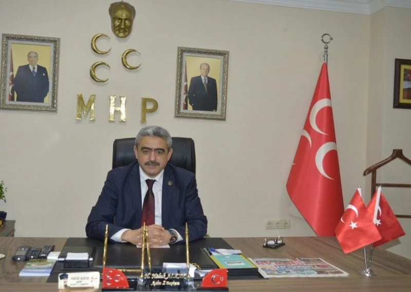 MHP İl Başkanı Alıcık; Malazgirt haç ile hilalin, hak ile batılın çarpışmasıdır
