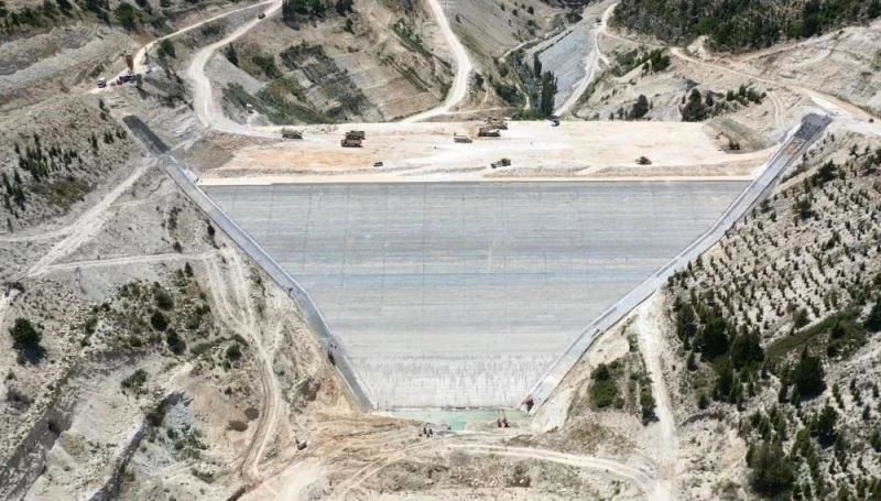 Aksıfat Barajında çalışmalar devam ediyor
