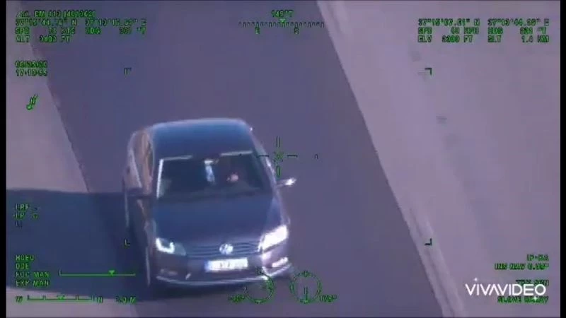 Kimse görmez dediler helikoptere yakalandılar
