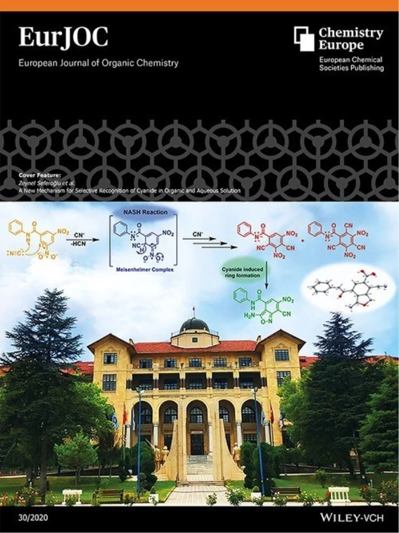 Gazi Üniversitesi Avrupa’nın en iyi kimya dergisine kapak oldu
