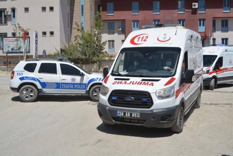 Cenazeler helikopterle hastaneye getirildi
