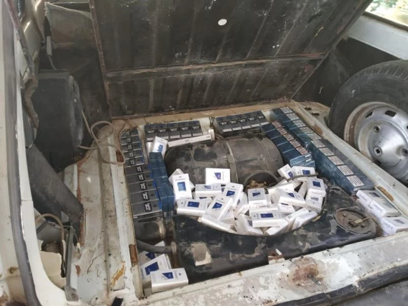 Gümrükte bin 980 adet kaçak sigara ele geçirildi
