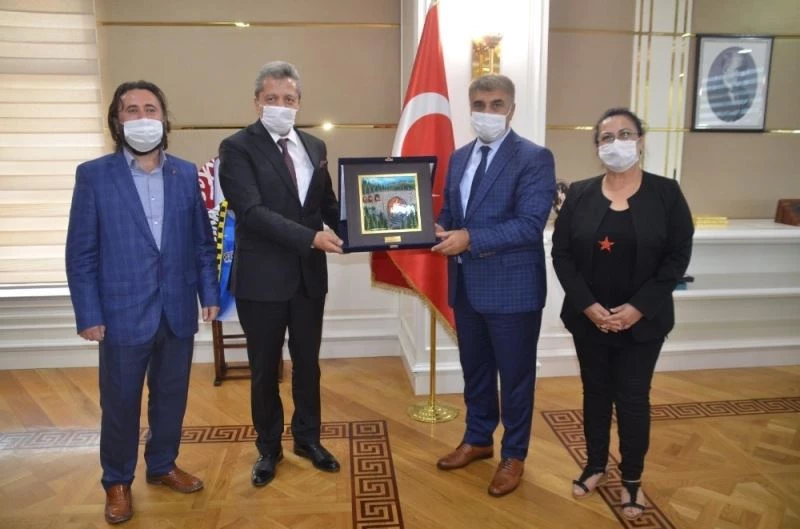 Vali Gürel, TUTAP Genel Başkanı Yıldız’ı kabul etti
