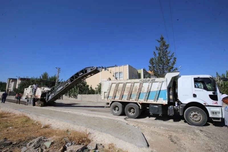 Siteler Mahallesinde freze çalışması
