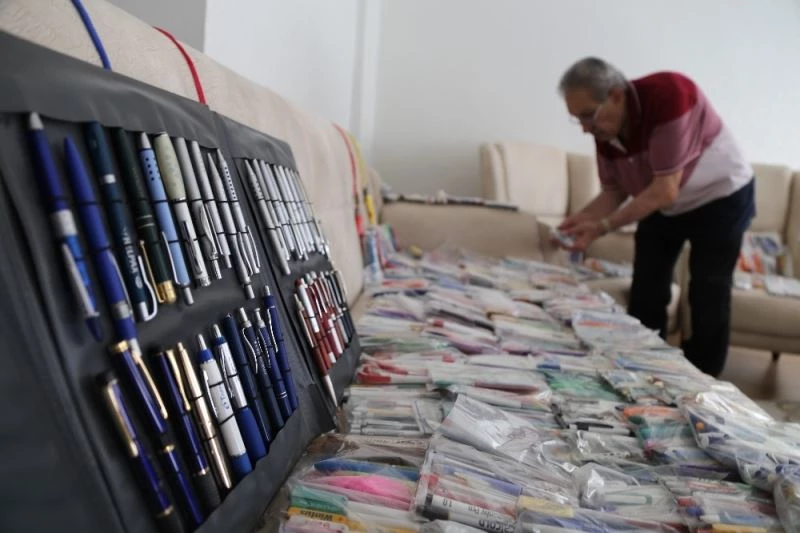 Elazığ’da 19 bin adetlik kalem koleksiyonu
