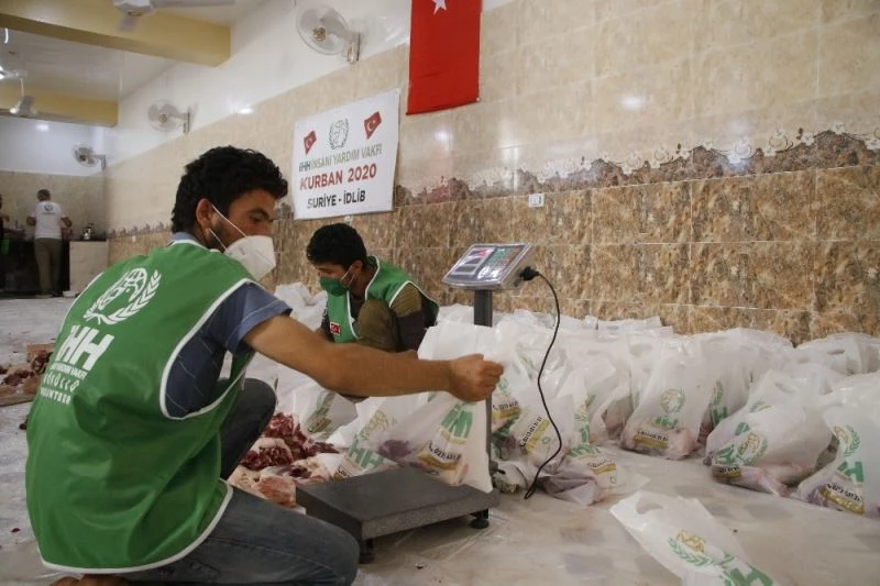 Suriyeli savaş mağdurları için 8 bin 234 hisse kurban
