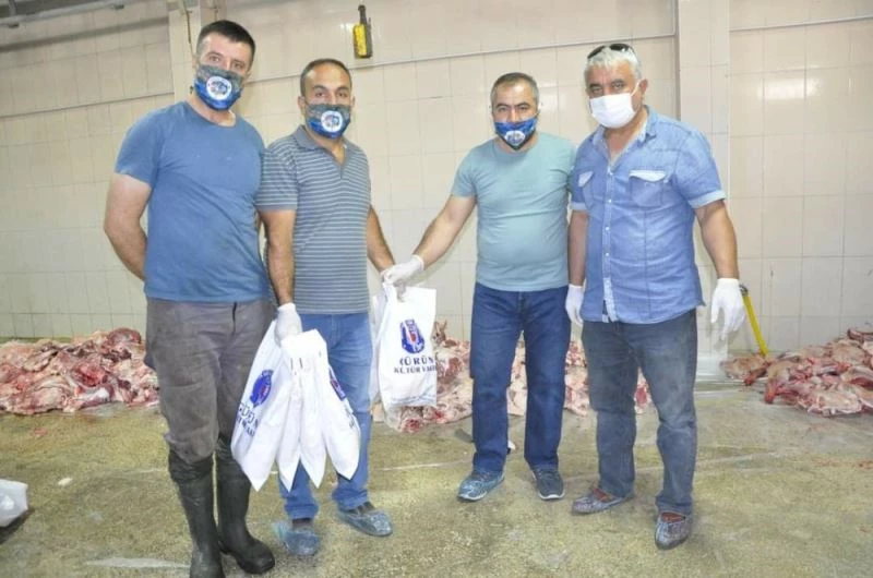 681 aileye kurban eti yardımı yapıldı
