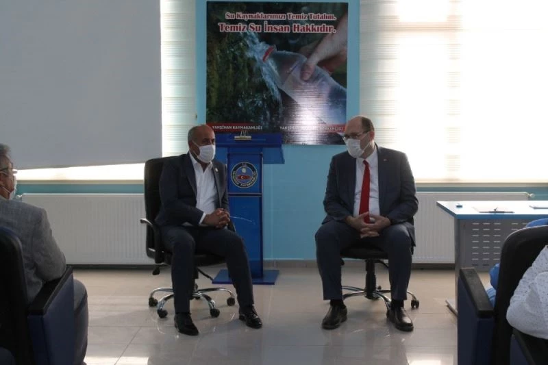 Başkan Türkyılmaz’dan Kaymakam Uzunoğlu’na hayırlı olsun ziyareti
