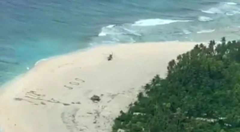 Issız adadan film gibi kurtuluş
