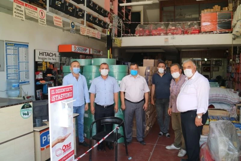 ÇESOB Başkanı Gür birliğe bağlı esnafları denetledi
