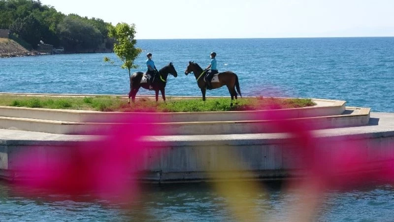 Van Gölü sahilleri atlı birliklere emanet

