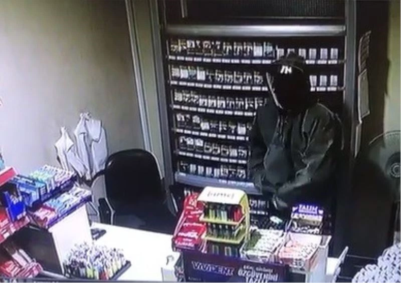 Maskeli hırsız benzin istasyonunu soydu
