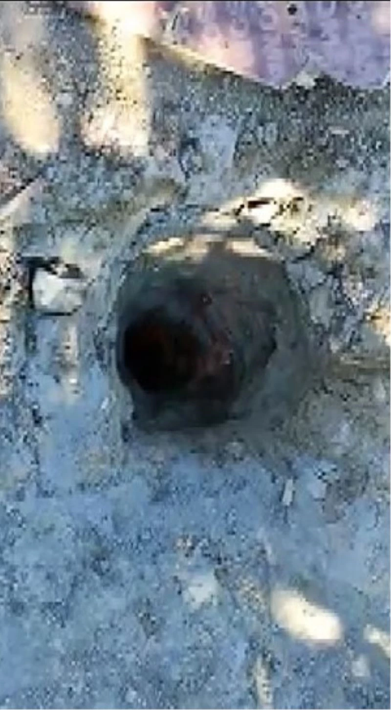 Kuyudan su yerine ateş yükseldi
