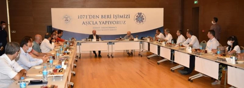 Sille için yeni dönemin toplantısı yapıldı
