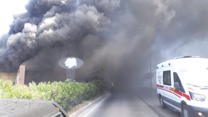 Elektrik kontağından çıkan yangın kafeyi adeta kül etti
