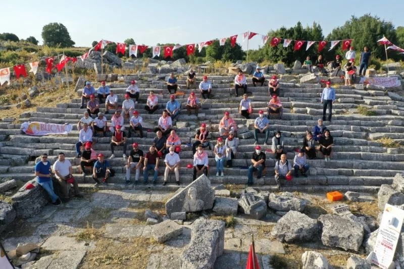 Kremna Antik Kenti’nde 2 bin yıl sonra meclis toplandı

