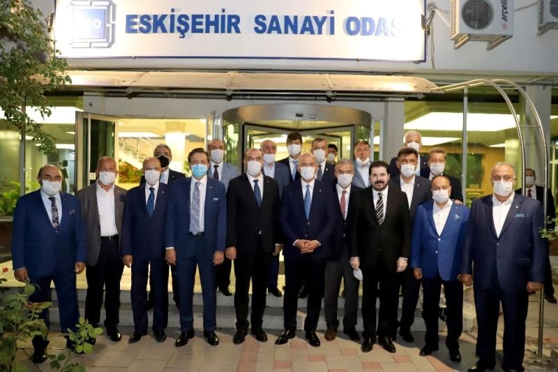 Soylu ve Hisarcıklıoğlu, ESO’da sanayicilerle bir araya geldi
