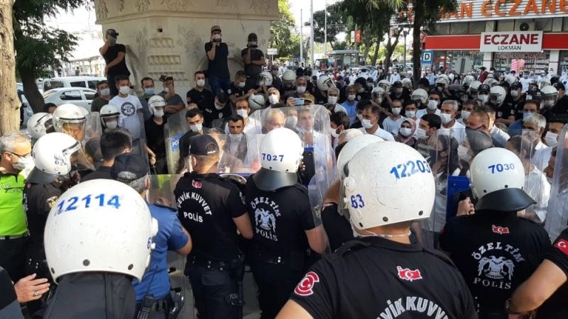 Şanlıurfa’da HDP’nin izinsiz gösterisinde 5 gözaltı
