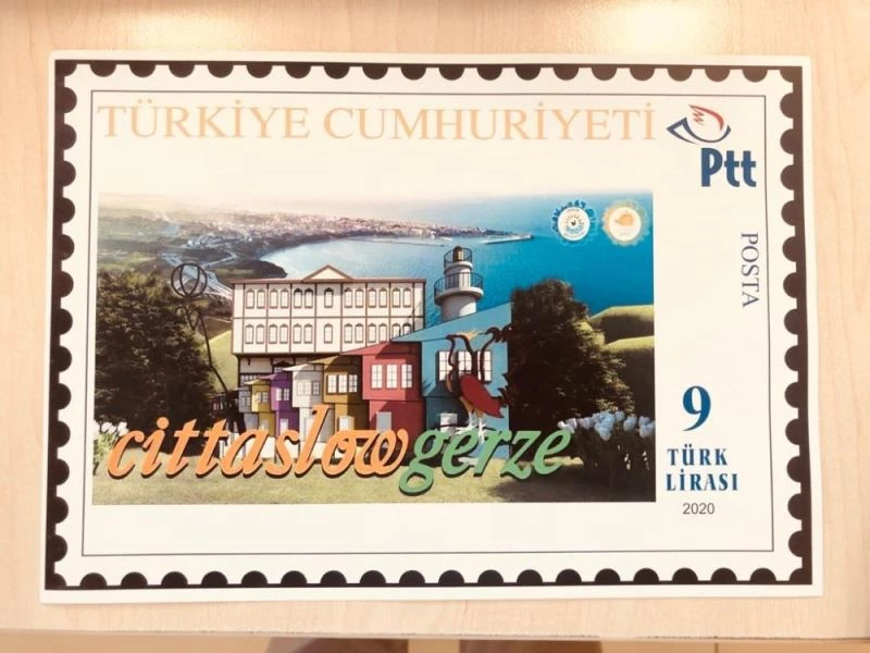 Gerze’ye özel posta pulu
