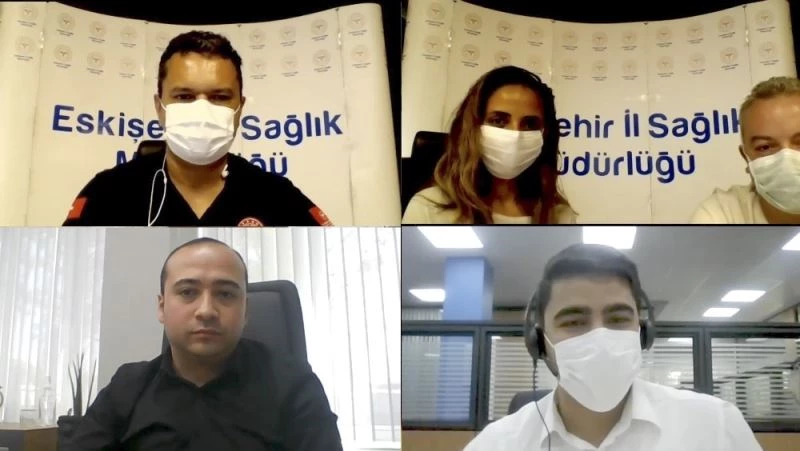 Çalışanları salgından koruma eğitimi verildi
