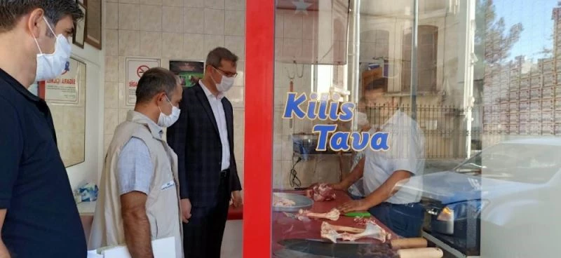 Kilis’te kebap ve dönerciler denetlendi
