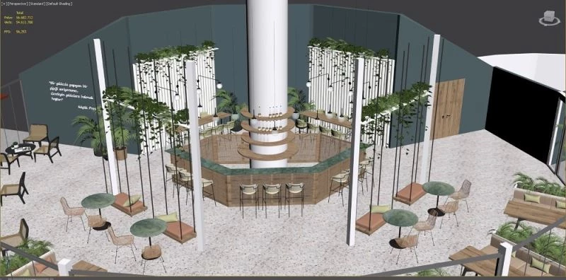 Mersin sahil şeridindeki kafeler yenileniyor
