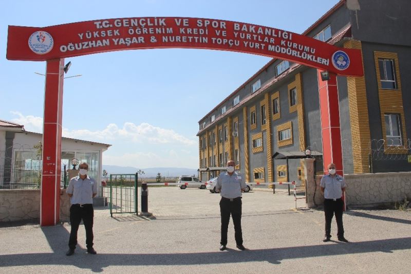Erzurum’da yurtlar karantina kaçakları için hazırlandı
