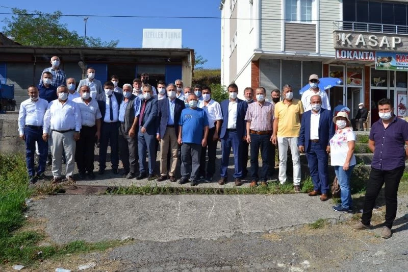 Başkan Bozkurt Kaptaş’ta alkışlar ile karşılandı
