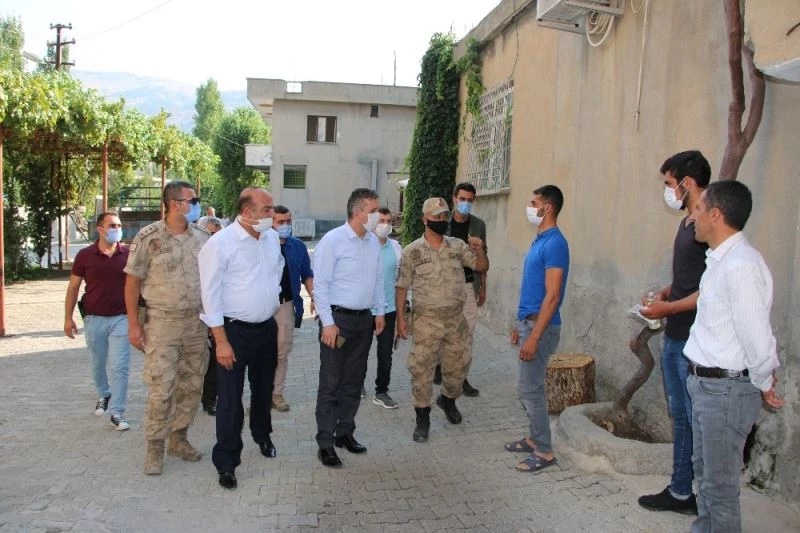 Pençe-Kaplan Operasyonunda yaralanan güvenlik korucularına ziyaret
