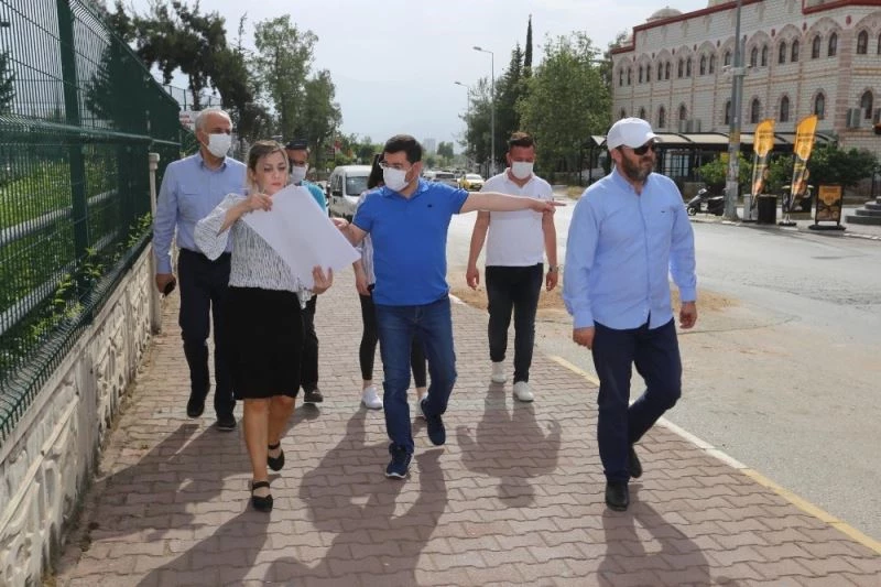 Kafeler caddesine estetik görünüm
