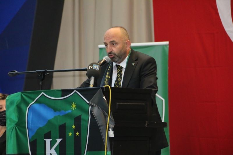Kocaelispor’da Hüseyin Üzülmez yeniden başkan seçildi

