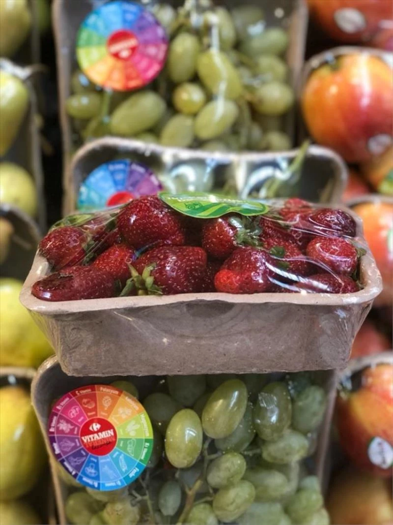 CarrefourSA, meyve-sebzede doğa dostu tabak kullanmaya başladı