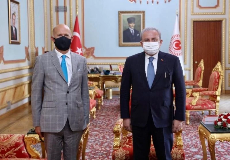 TBMM Başkanı Şentop, İngiltere Büyükelçisi Chilcott’u kabul etti
