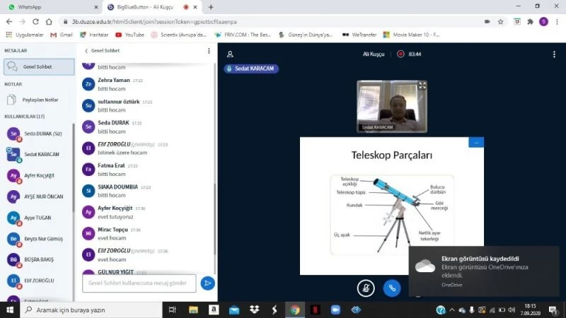 Gök Kubbeye Yolculuk projesi tamamlandı
