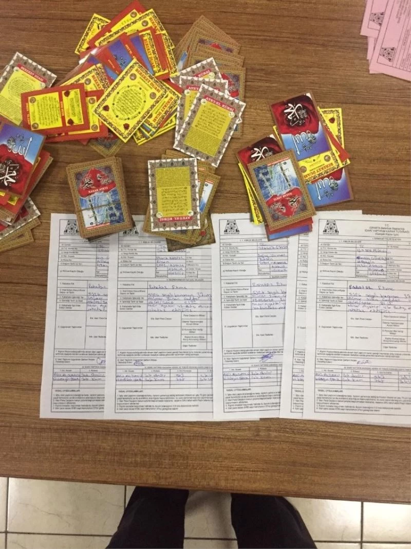 Isparta’da dini duyguları istismar eden kişiler hakkında işlem yapıldı
