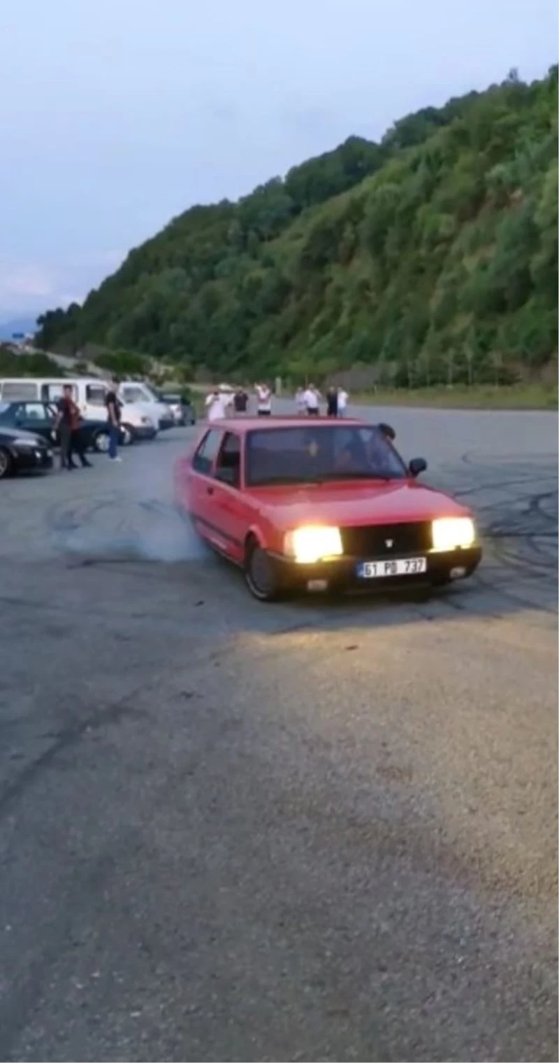 Düğün dönüşü tır parkında yapılan drift toplam 9 bin 194 TL cezayla sonuçlandı
