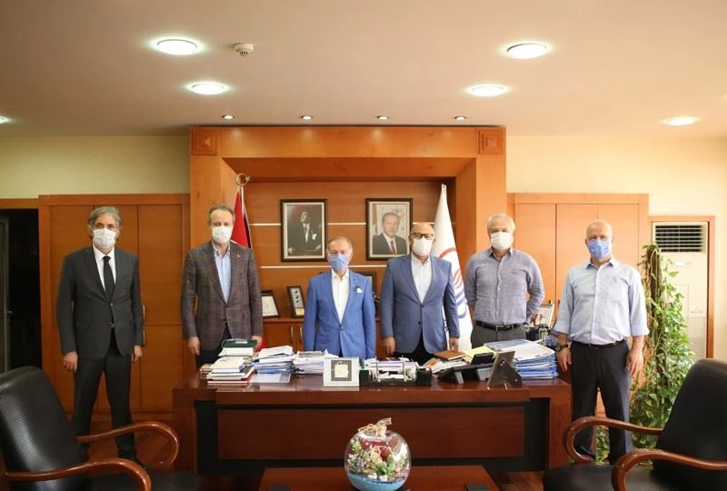 İstanbul Gençlik ve Spor İl Müdürü Hacıcaferoğlu’ndan Başkan Aydıner’e ziyaret
