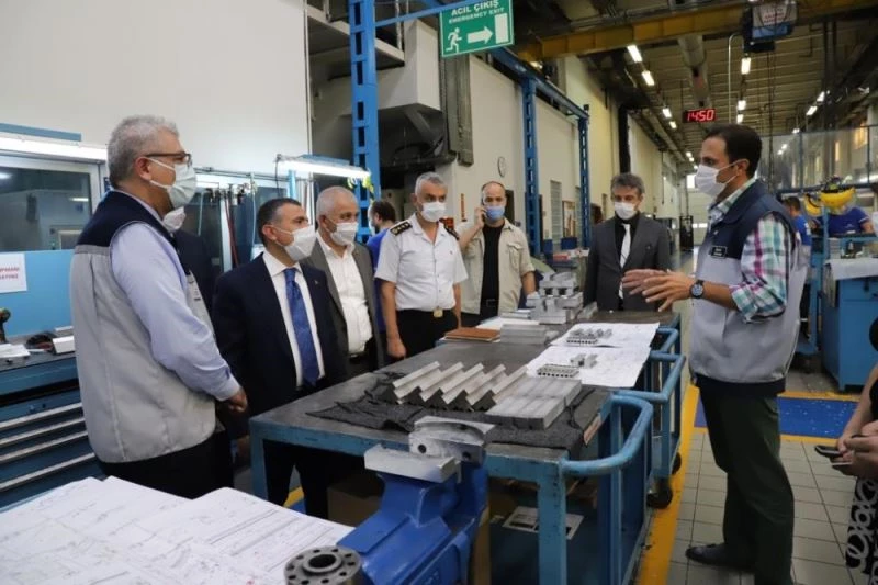 Vali Atay, Standard Profil’i ziyaret etti
