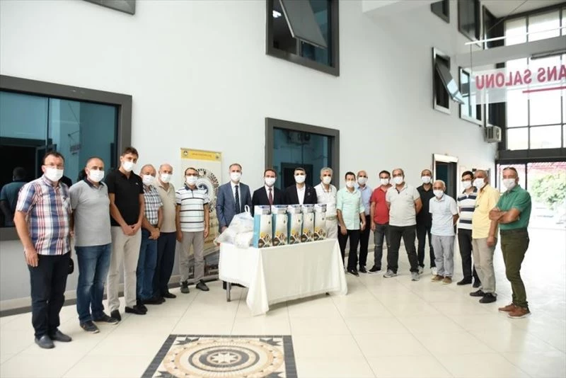 Öğrencilerin maskeleri İnegöl Belediyesi’nden
