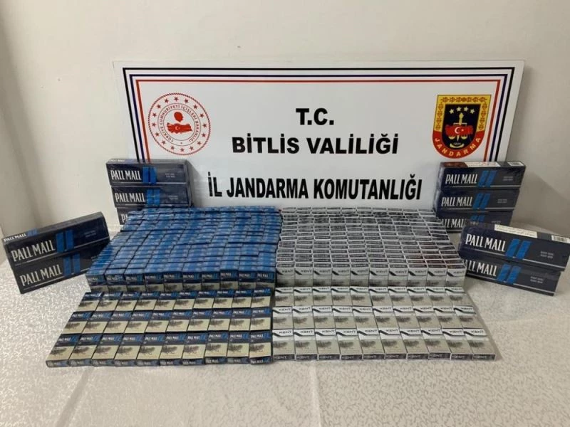 Bitlis’te 865 paket kaçak sigara ele geçirildi
