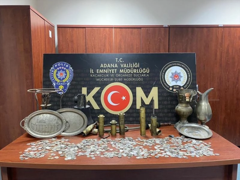 Kargoyla yurt dışına tarihi eser kaçırmak isteyen zanlı yakalandı