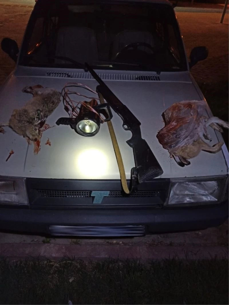 Far avı yapan 3 kişiye 11 bin lira ceza
