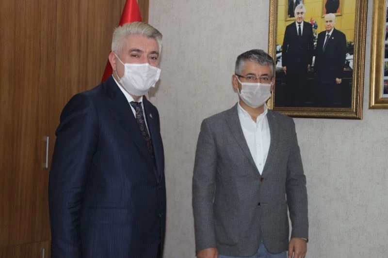 Şaban Çopuroğlu’ndan MHP’ye hayırlı olsun ziyareti
