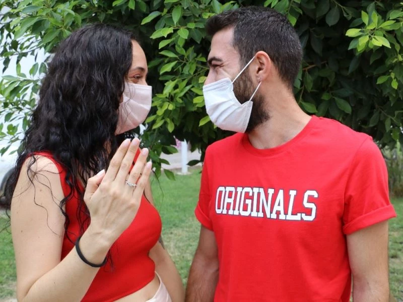 Genç kadın hem korkuyu, hem de mutluluğu bir arada yaşadı
