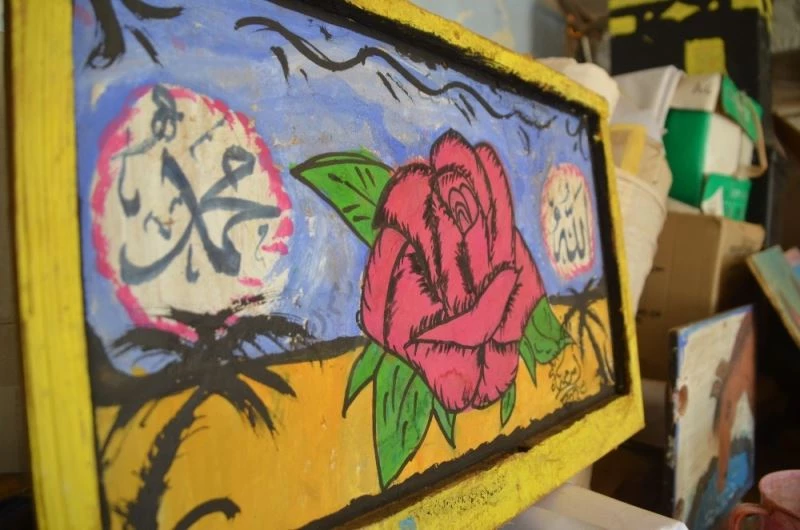 Suriyeli Usame’nin, mülteci kampındaki şartlara rağmen resim sevgisi
