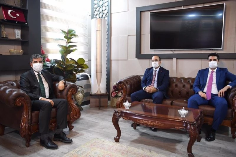 Muş Vali Yardımcılarından Başkan Asya’ya iade-ı ziyaret
